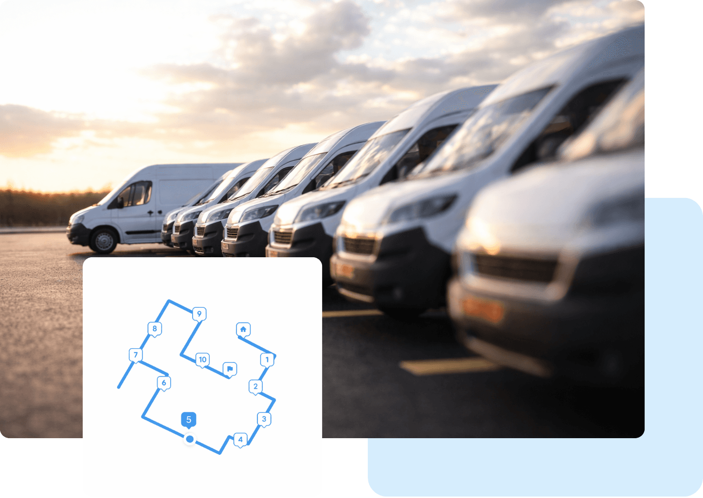 Fleet manager monitoring connected vehicles on a digital tablet