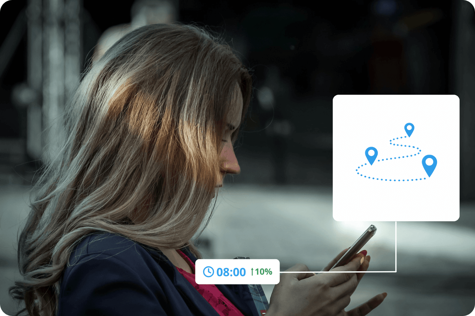 Mobile app and notifications for your passengers