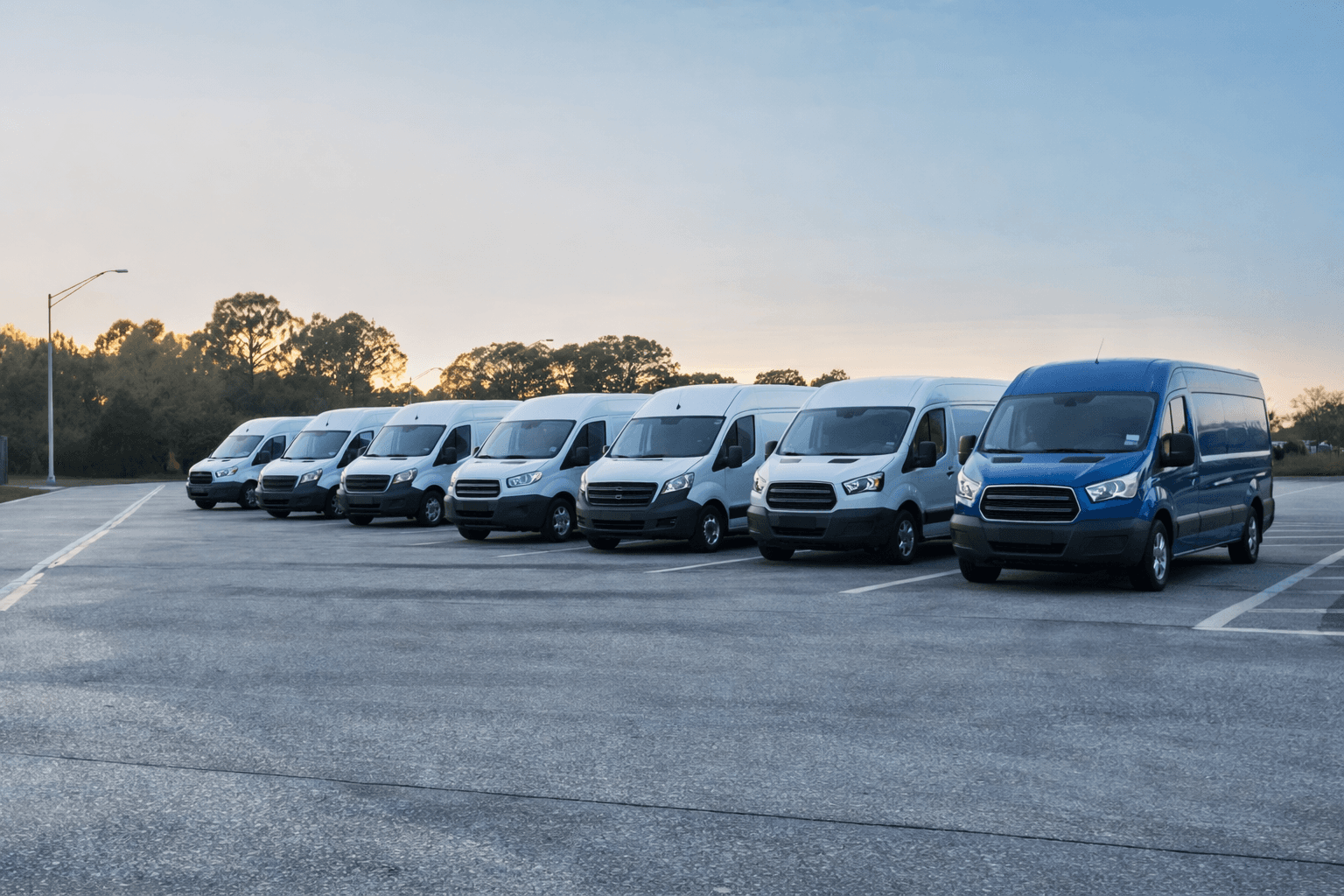 Aerial view of an active construction site