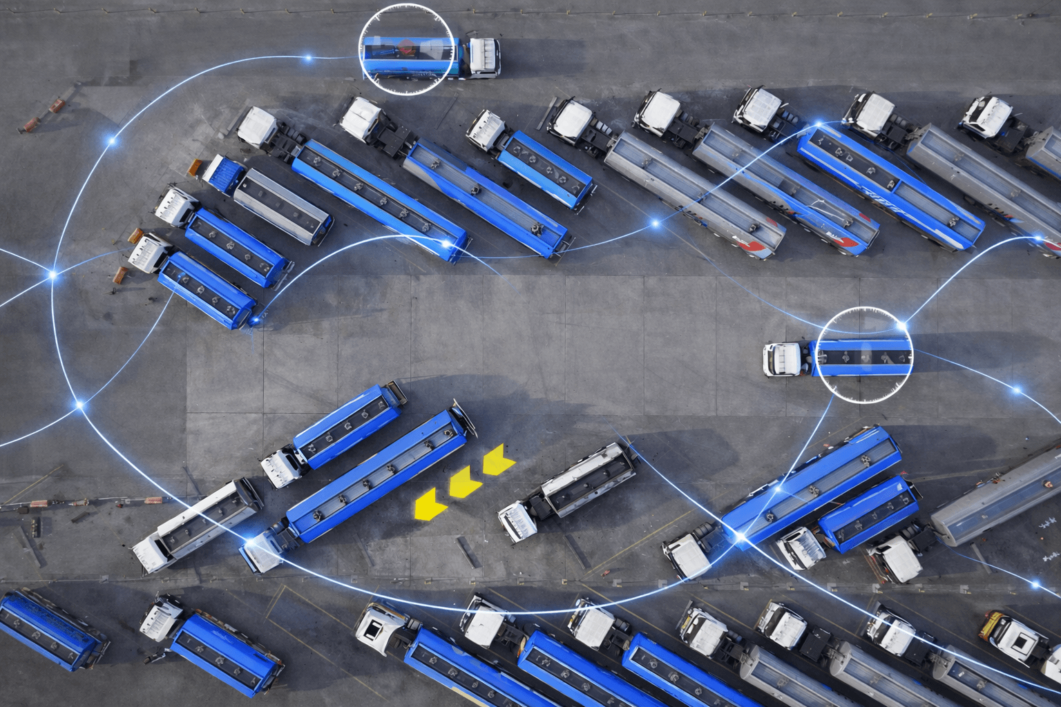 Field operator using a tablet for transport tasks