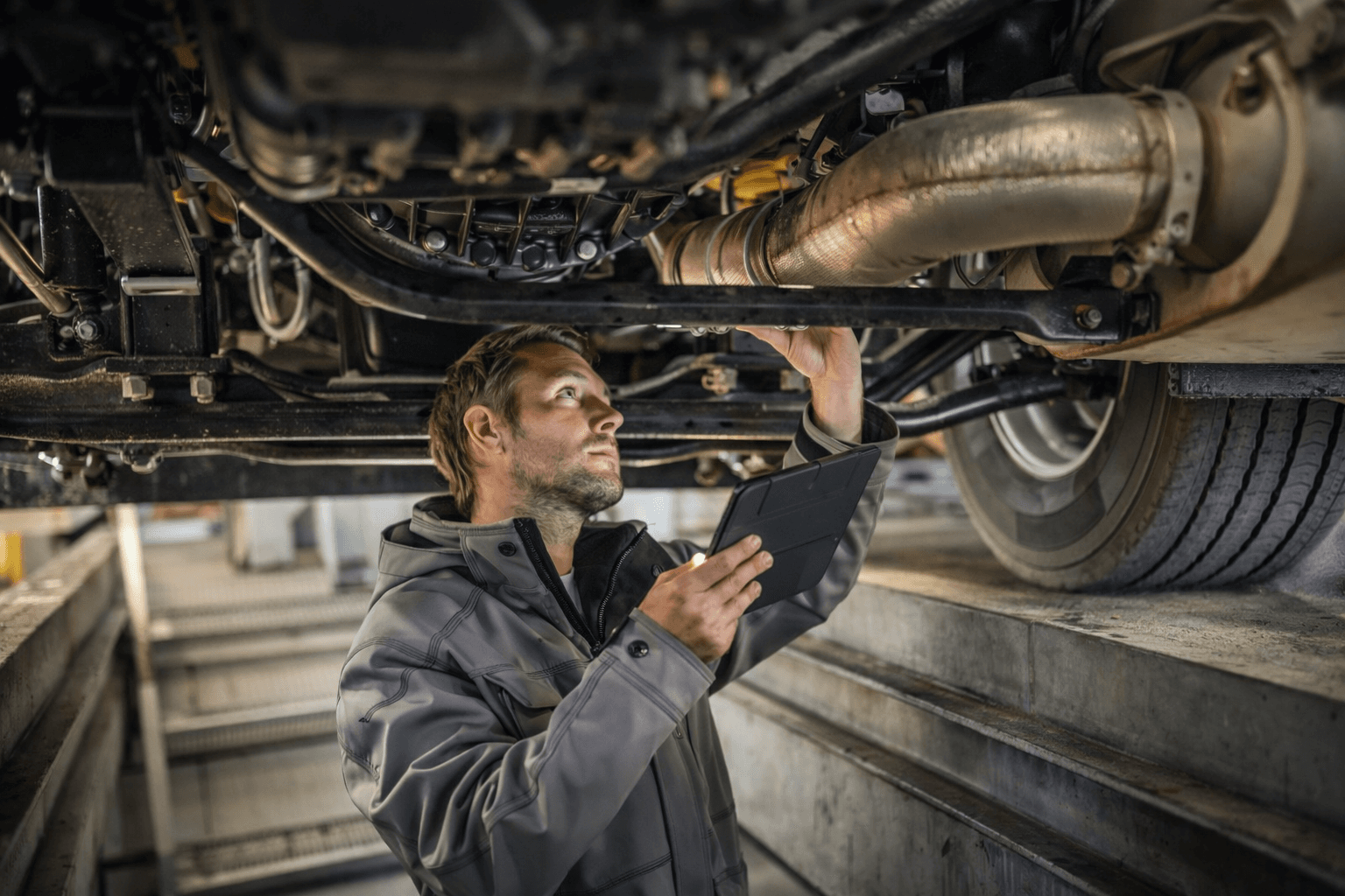 Truck maintenance activity for fleet reliability